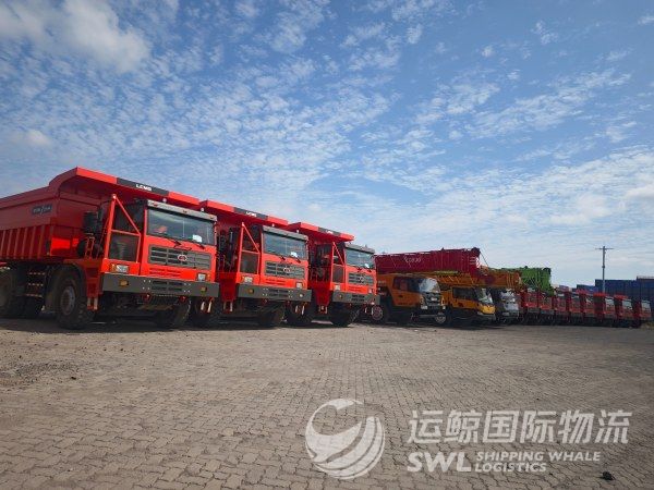 散货船出口矿卡车至巴基斯坦